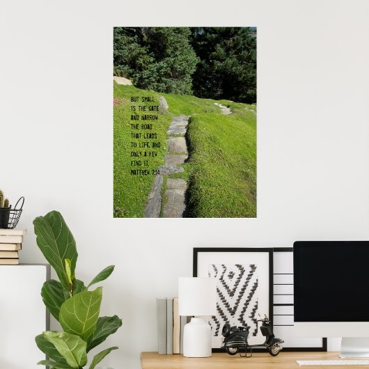 Der schmale Pfad Poster (Heimbüro)