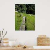 Der schmale Pfad Poster (Küche)