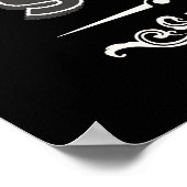 Der Schmerz wird das Premium-Poster abklingen Poster (Ecke)