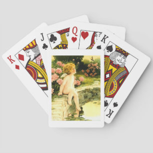 DER SCHMETTERLING Bessie Pease Gutmann Kunst Spielkarten
