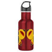 Der Schmetterling Edelstahlflasche (Vorderseite)