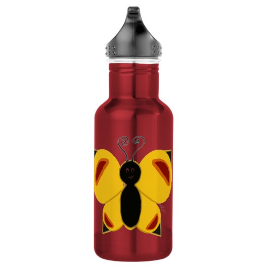 Der Schmetterling Edelstahlflasche (Rechts)