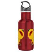 Der Schmetterling Edelstahlflasche (Rückseite)