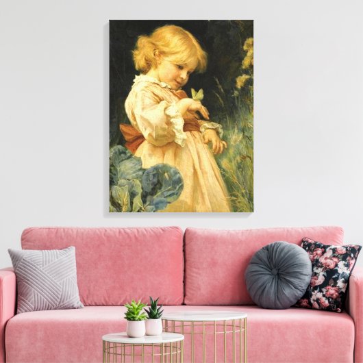 Der Schmetterling Leinwanddruck (Insitu (Wohnzimmer))