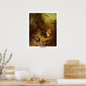 Der Schmetterlingjäger von Spitzweg Carl Poster (Küche)