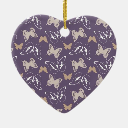 Der Schmetterlingsflug Keramikornament (Vorne)