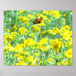 Der Schmetterlingsflug Poster