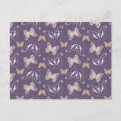 Der Schmetterlingsflug Postkarte (Vorderseite)