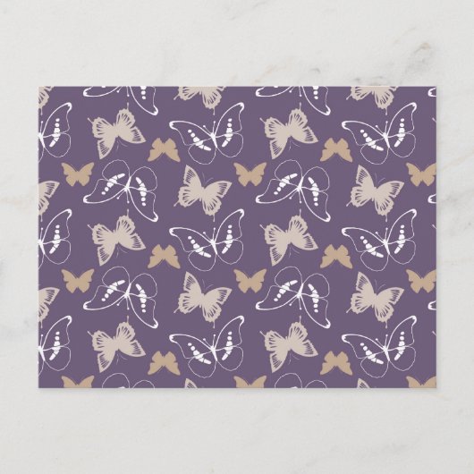 Der Schmetterlingsflug Postkarte (Vorderseite)