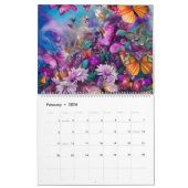 Der Schmetterlingskalender personalisiert das Jahr Kalender (Feb 2026)