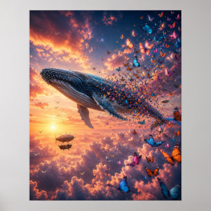 Der Schmetterlingswal Poster