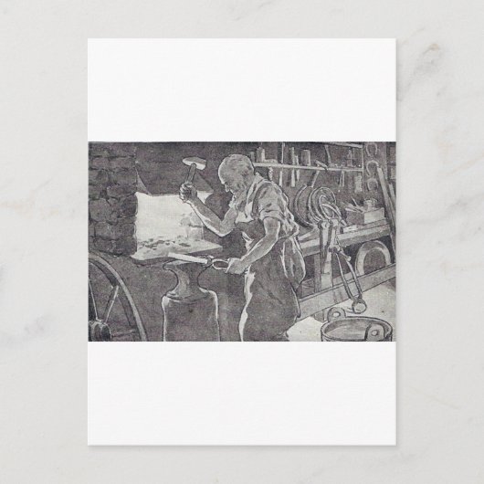 Der Schmied Postkarte (Vorderseite)
