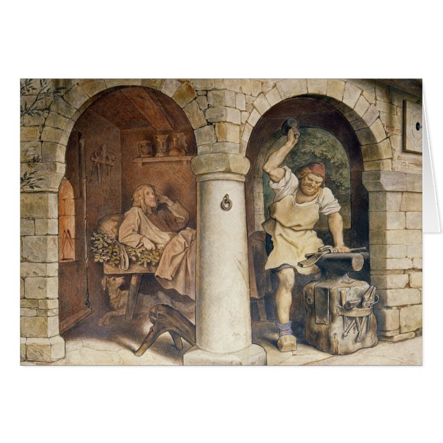 Der Schmied von Ruhla, c.1854 (Vorderseite (Horizontal))