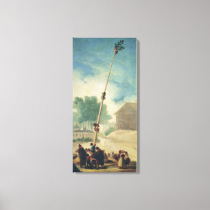 Der schmierige Pole, 1787 Leinwanddruck