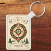 Der Schmuck des Winterwunders Schlüsselanhänger (Rückseite)