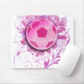 Der Schmutz-Blumenfußball-Mausunterlage der Frauen Mousepad (Mit Mouse)