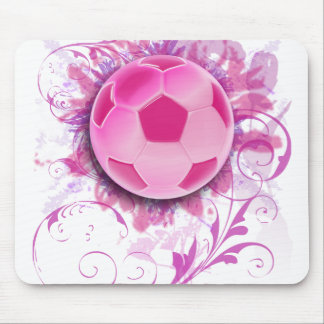 Der Schmutz-Blumenfußball-Mausunterlage der Frauen Mousepad