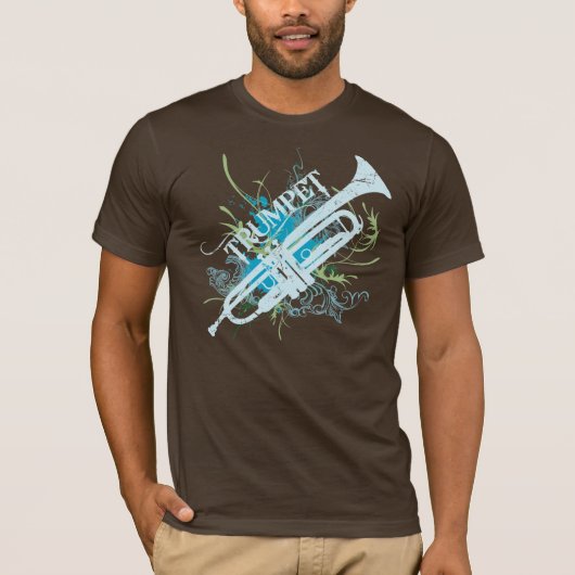 Der Schmutz-Trompete-Musik-T-Shirt Geschenk der T-Shirt (Vorderseite)