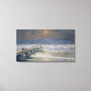 Der Schnee in Auvergne, 1886 Leinwanddruck