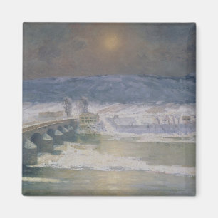 Der Schnee in Auvergne, 1886 Magnet