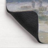 Der Schnee in Auvergne, 1886 Mousepad (Ecke)