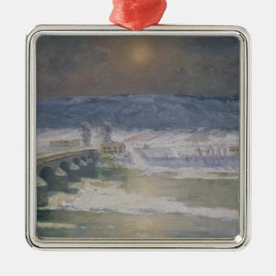 Der Schnee in Auvergne, 1886 Ornament Aus Metall