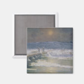 Der Schnee in der Auvergne, 1886 Magnet (Vorderseite/Rückseite)