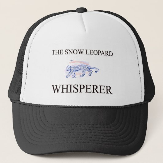 Der Schnee-LeopardWhisperer Truckerkappe (Vorderseite)