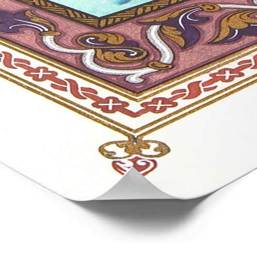 Der Schnee Maiden von Boris Zvorykin Poster (Ecke)