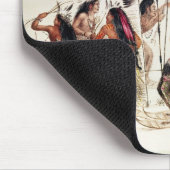Der Schnee-Schuh Tanz Mousepad (Ecke)