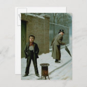 Der Schneeball - Schuld oder nicht schuldig Postkarte (Vorne/Hinten)