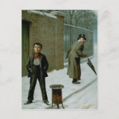 Der Schneeball - Schuld oder nicht schuldig Postkarte (Vorderseite)