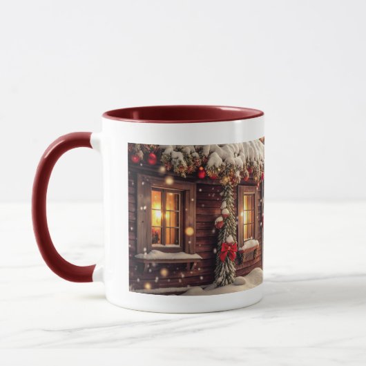 der schneebedeckte Winter Tasse (Links)