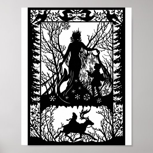 Der Schneekönigin Poster (Vorne)