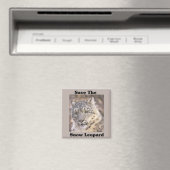 Der Schneeleopard gerettet Magnet (In Situ (Geschirrspüler))