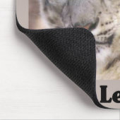 Der Schneeleopard gerettet Mousepad (Ecke)