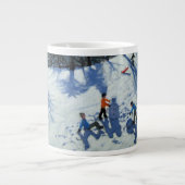 Der Schneemann 2 Jumbo-Tasse (Vorderseite)