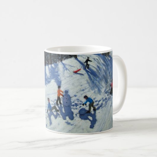 Der Schneemann 2 Kaffeetasse (VorderseiteRechts)