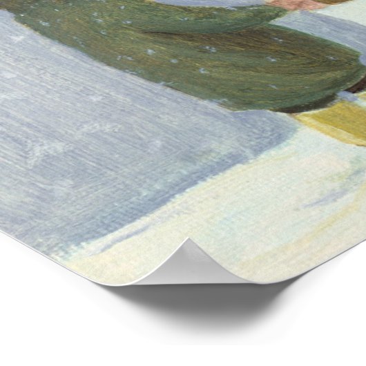 Der Schneemann 2 Poster (Ecke)