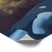 Der Schneemann auf dem Baum Poster (Ecke)