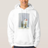 Der Schneemann Hoodie (Vorderseite)