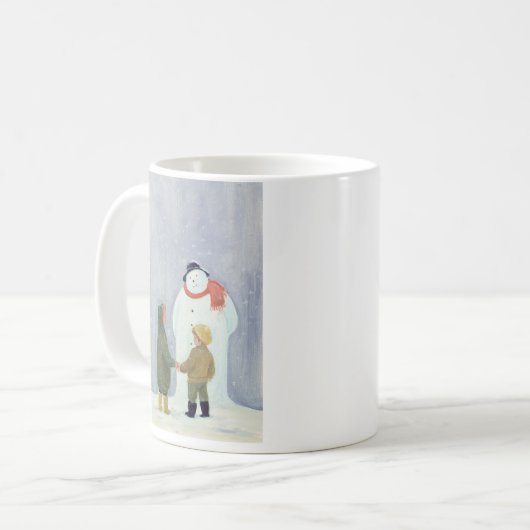Der Schneemann Kaffeetasse (Vorderseite Links)