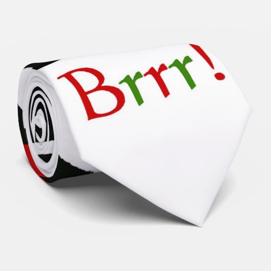 Der Schneemann Krawatte (Gerollt)