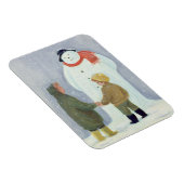 Der Schneemann Magnet (Rechte Seite)