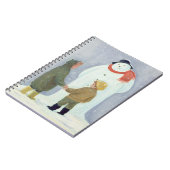 Der Schneemann Notizblock (Linke Seite)