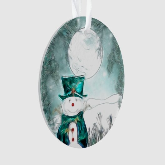 Der Schneemann Ornament (Vorderseite)