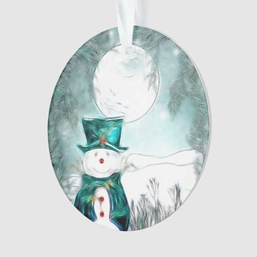 Der Schneemann Ornament (Vorderseite)