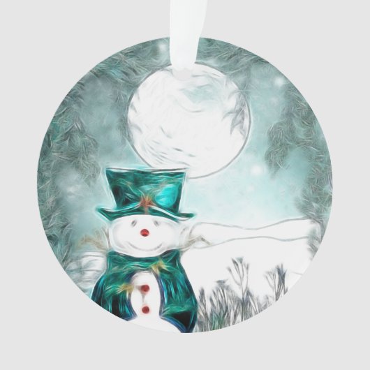 Der Schneemann Ornament (Vorderseite)
