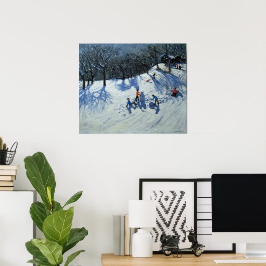 Der Schneemann Poster (Heimbüro)