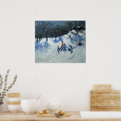 Der Schneemann Poster (Küche)